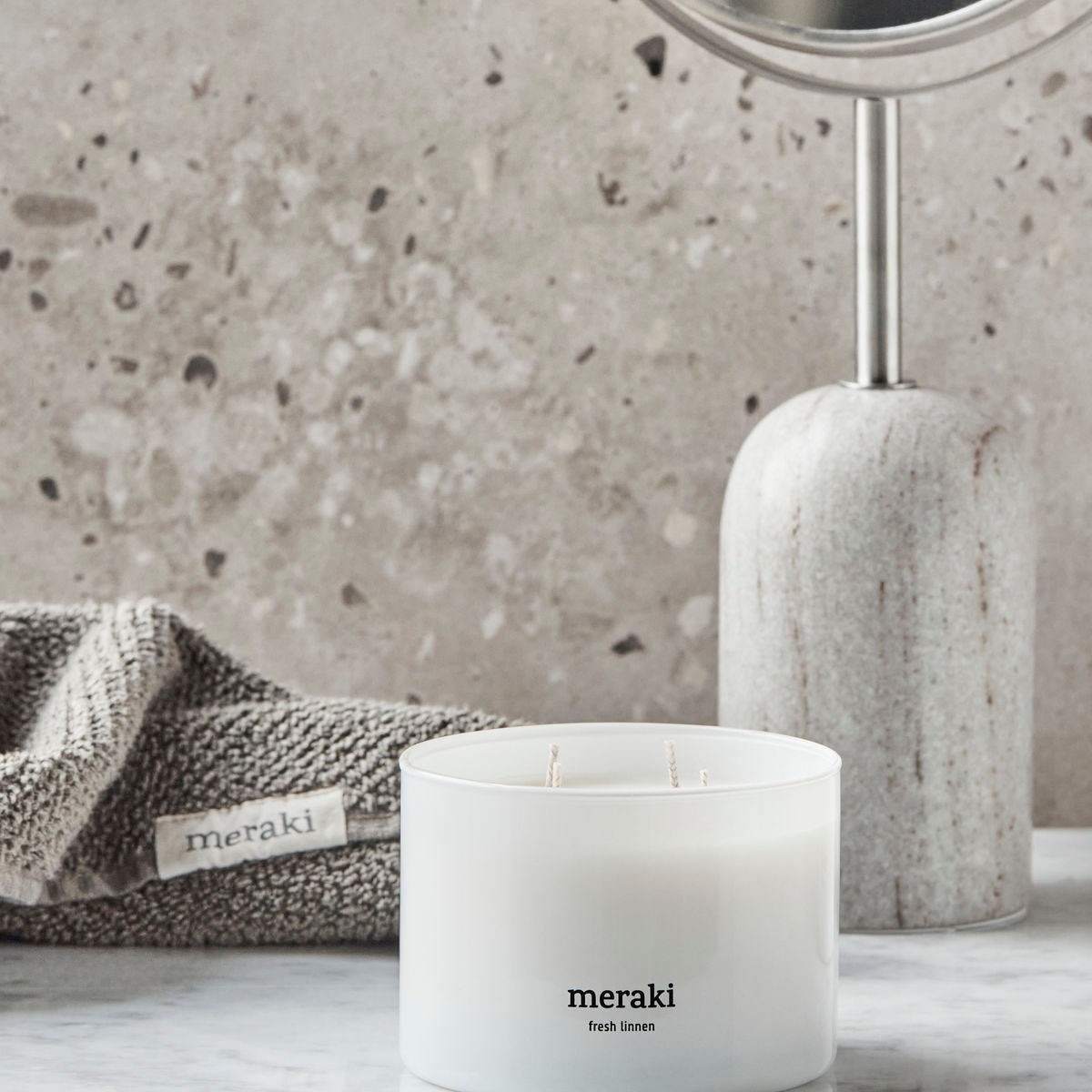 Meraki Scented candle, Fresh linen