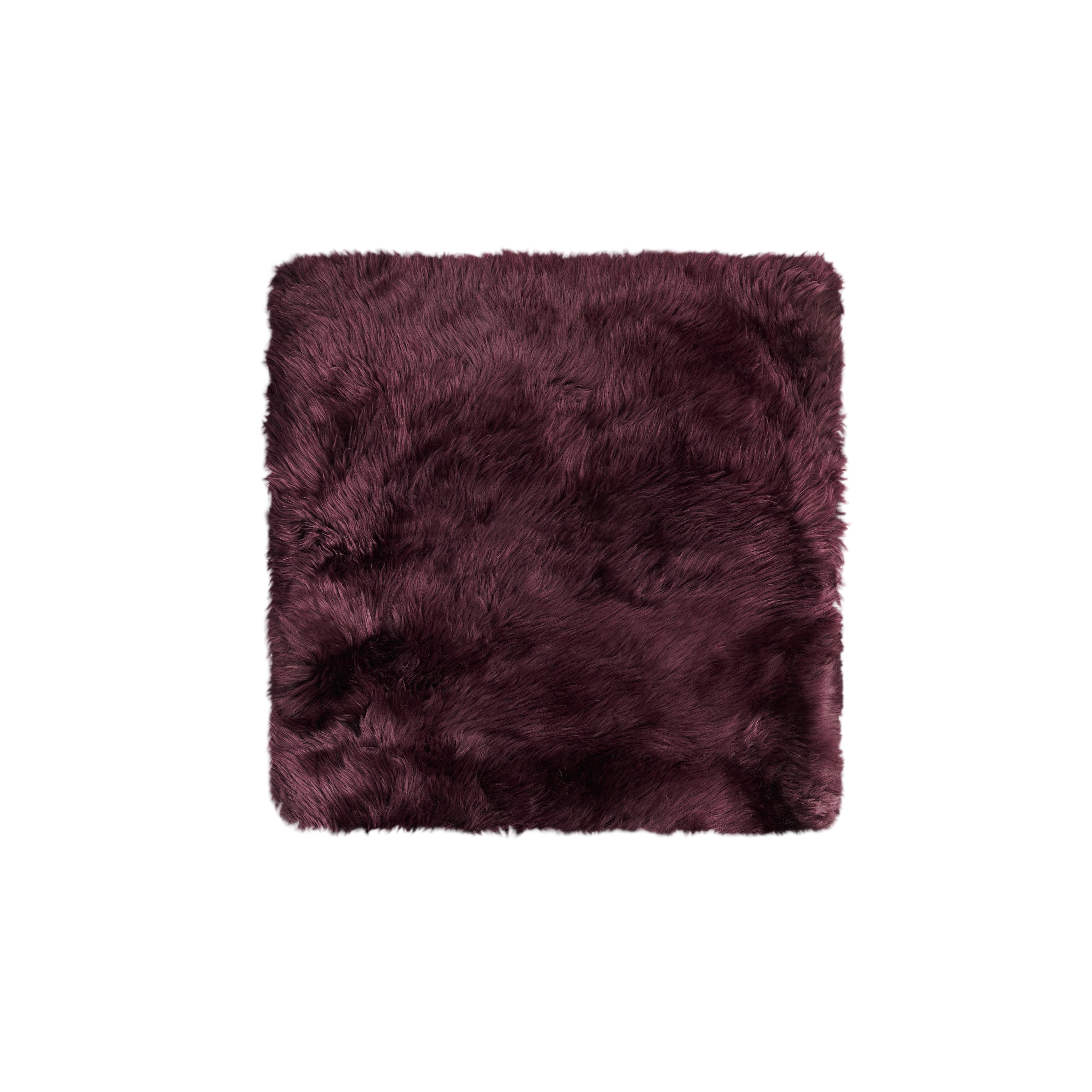 Plum Purple Origine Sheepskin Chair Pad | Náměstí