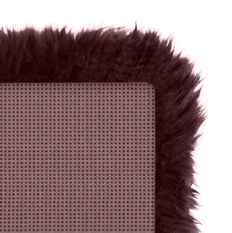 Plum Purple Origine Sheepskin Chair Pad | Náměstí