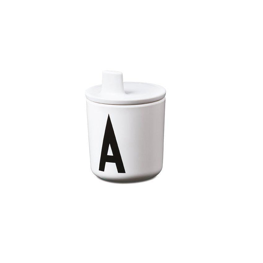 Design Dopisy pití víka pro ABC Melamine Cups, bílé