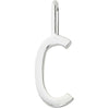 Design Letters Letters Pendant A Z 10 Mm, Silver, C