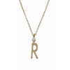 Design Letters Necklace In Pure Gold, R