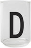 Design Letters Personal Drinking Glass A Z, D