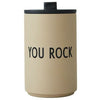 Design Letters Thermos/Izolační šálek Beige, rocku