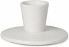 Dottir Pipanella Lines Flower Candle Holder White, 8cm