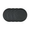 Dutchdeluxes Coaster Set Of 4, Black