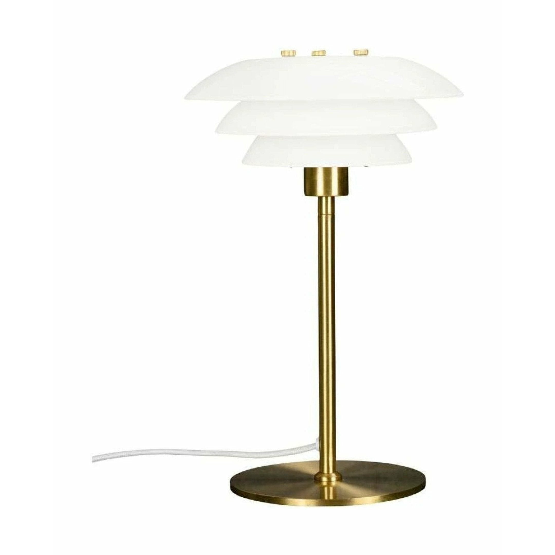 Dyberg Larsen Dl20 Table Lamp, Opal/Brass