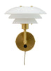  Dl20 Wall Lamp Brass/Opal