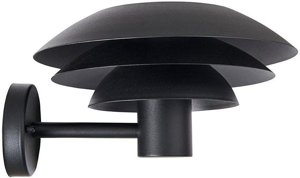 Dyberg Larsen Dl31 Outdoor Wall Lamp, Matt Black