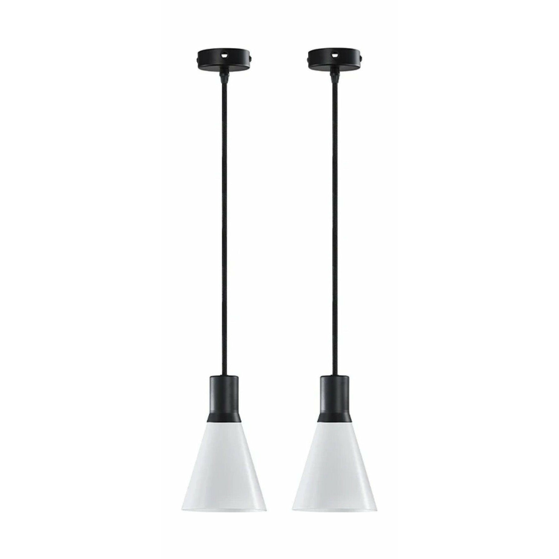 Dyberg Larsen Gent Pendant Set 2, Opal/Matt Black