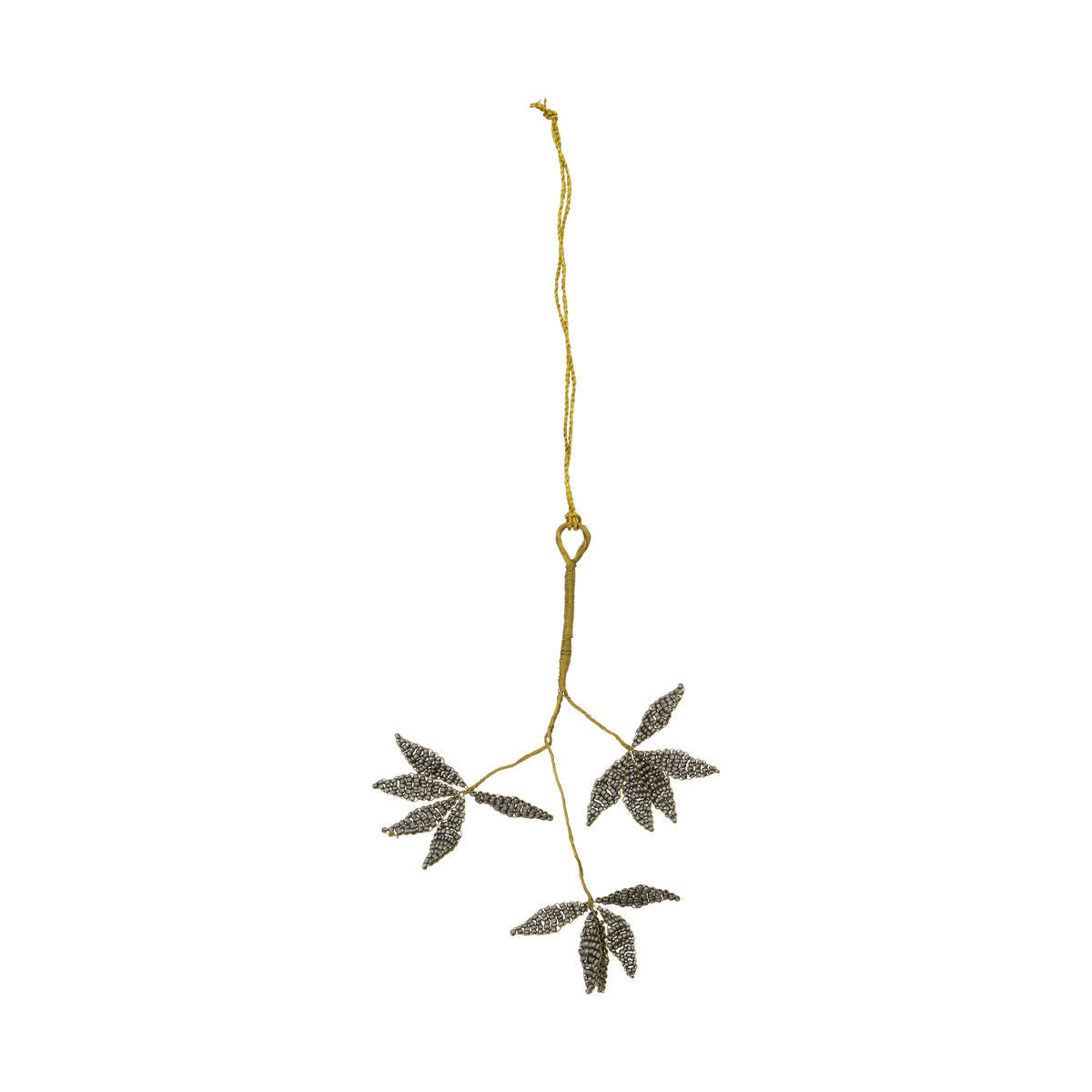 House Doctor Ornaments, HDPearl, Grey/Gold