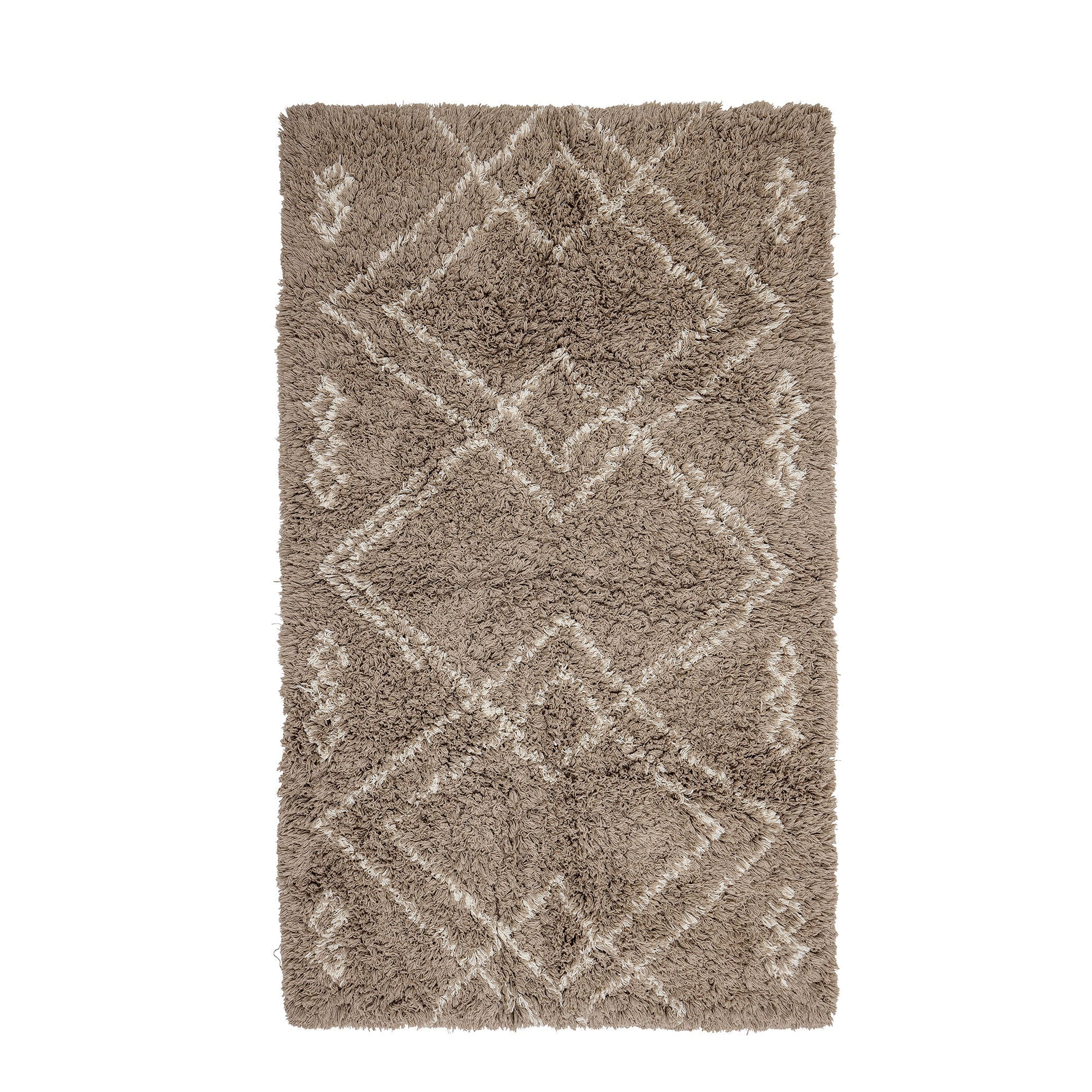 Bloomingville Edea koberec, hnědá, bavlna