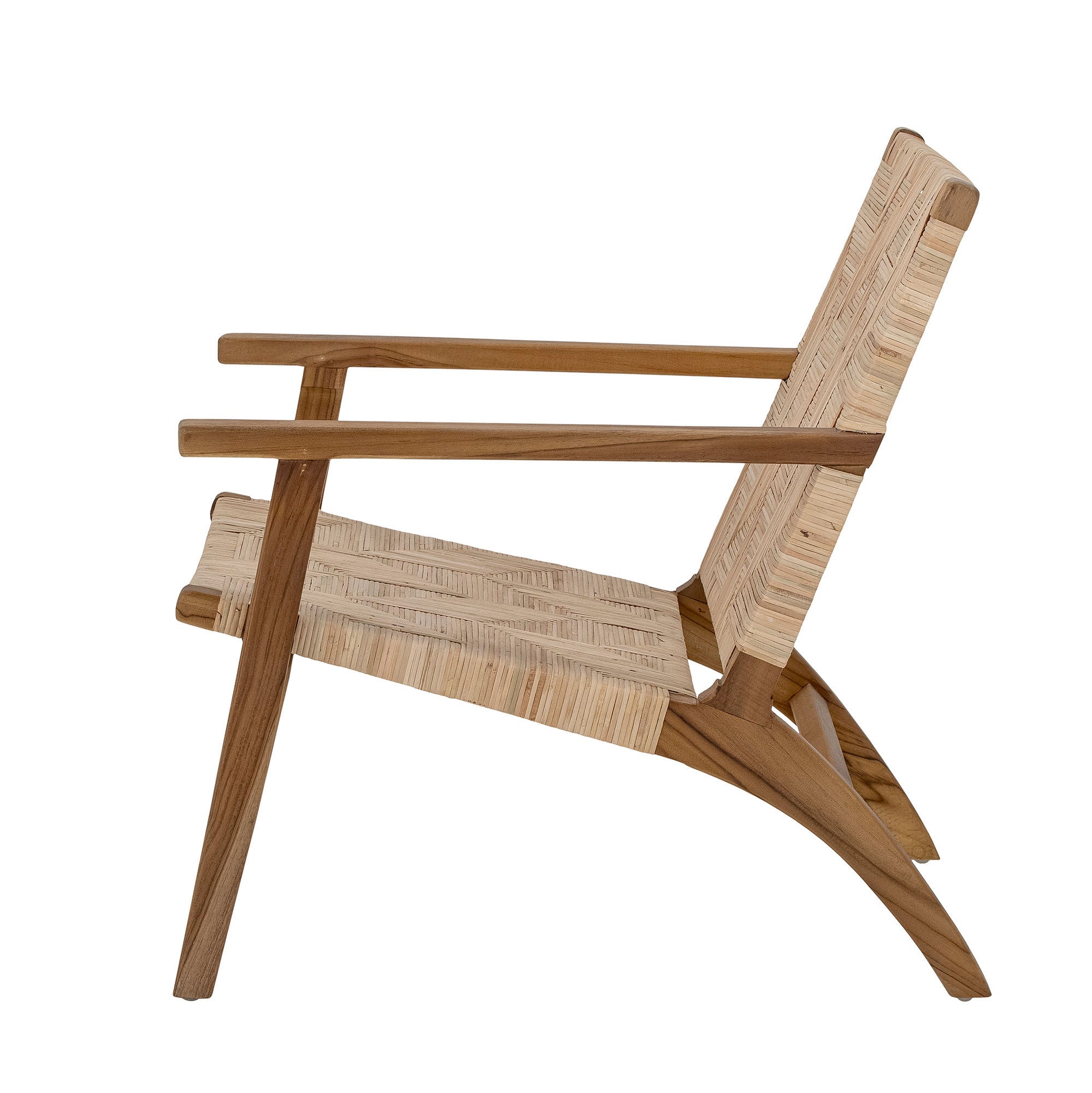 Kreativní kolekce Mills Lounge Chair, Brown, Rattan