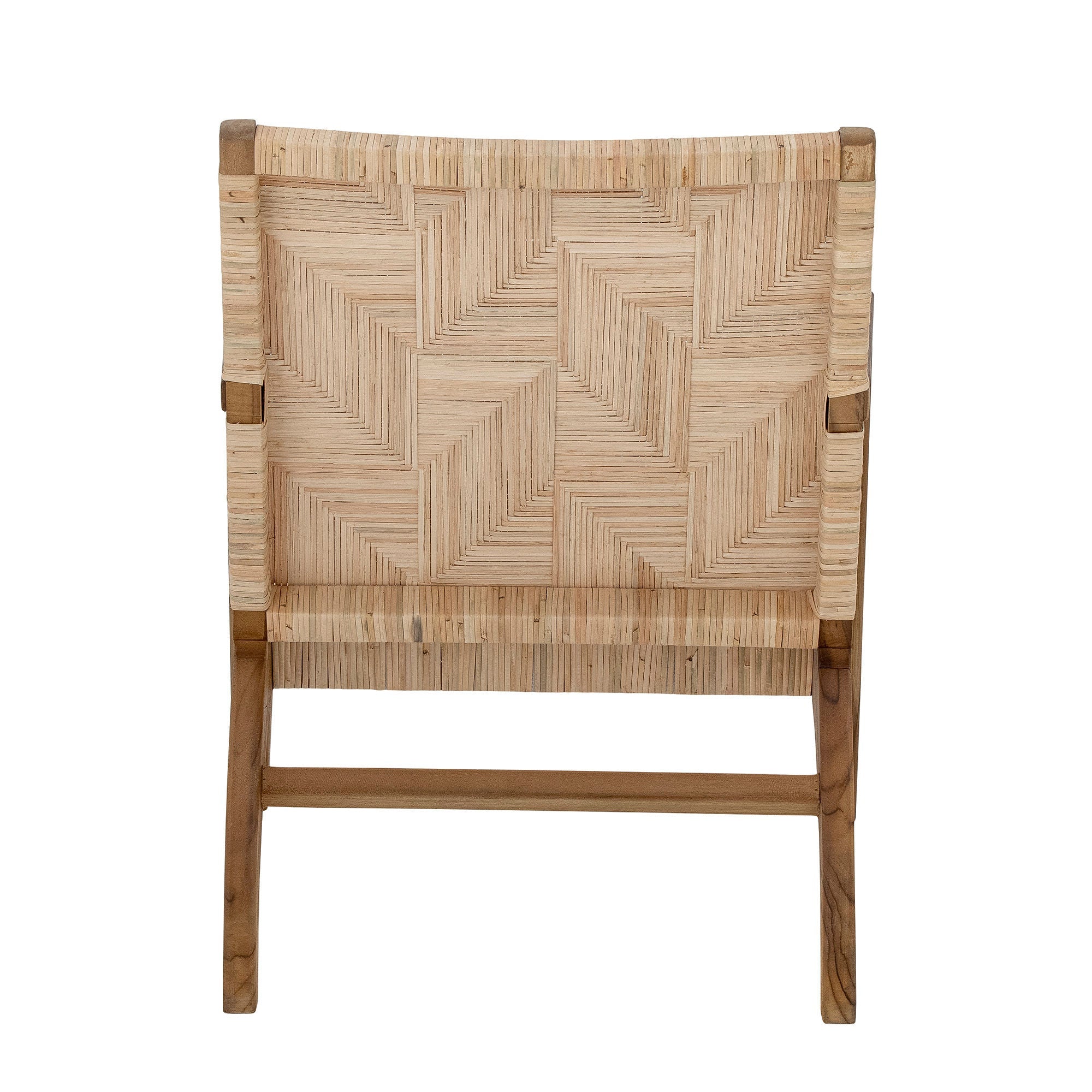 Kreativní kolekce Mills Lounge Chair, Brown, Rattan