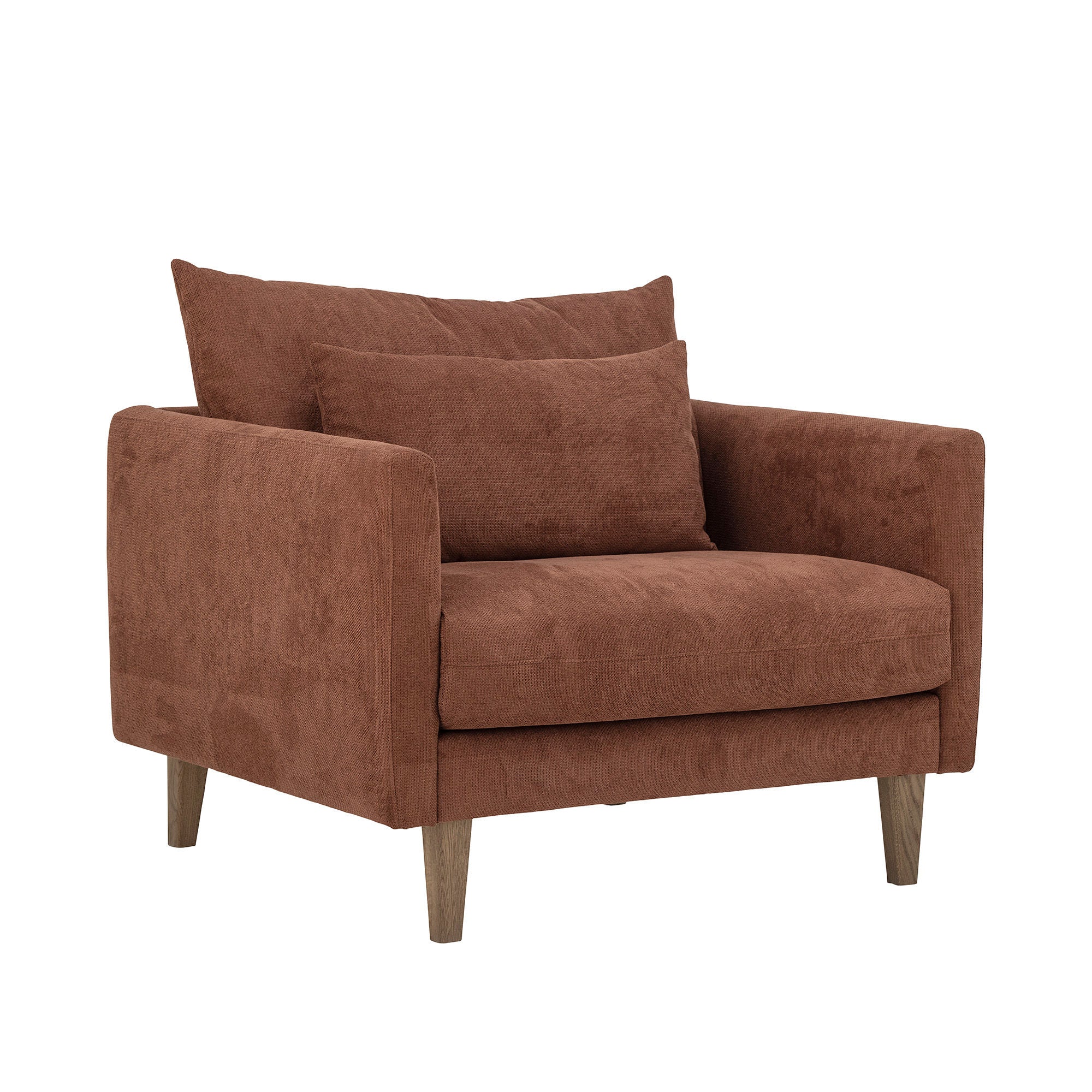 Kreativní kolekce Thess Lounge Chair, Brown, FSC® Mix, Regain Poly