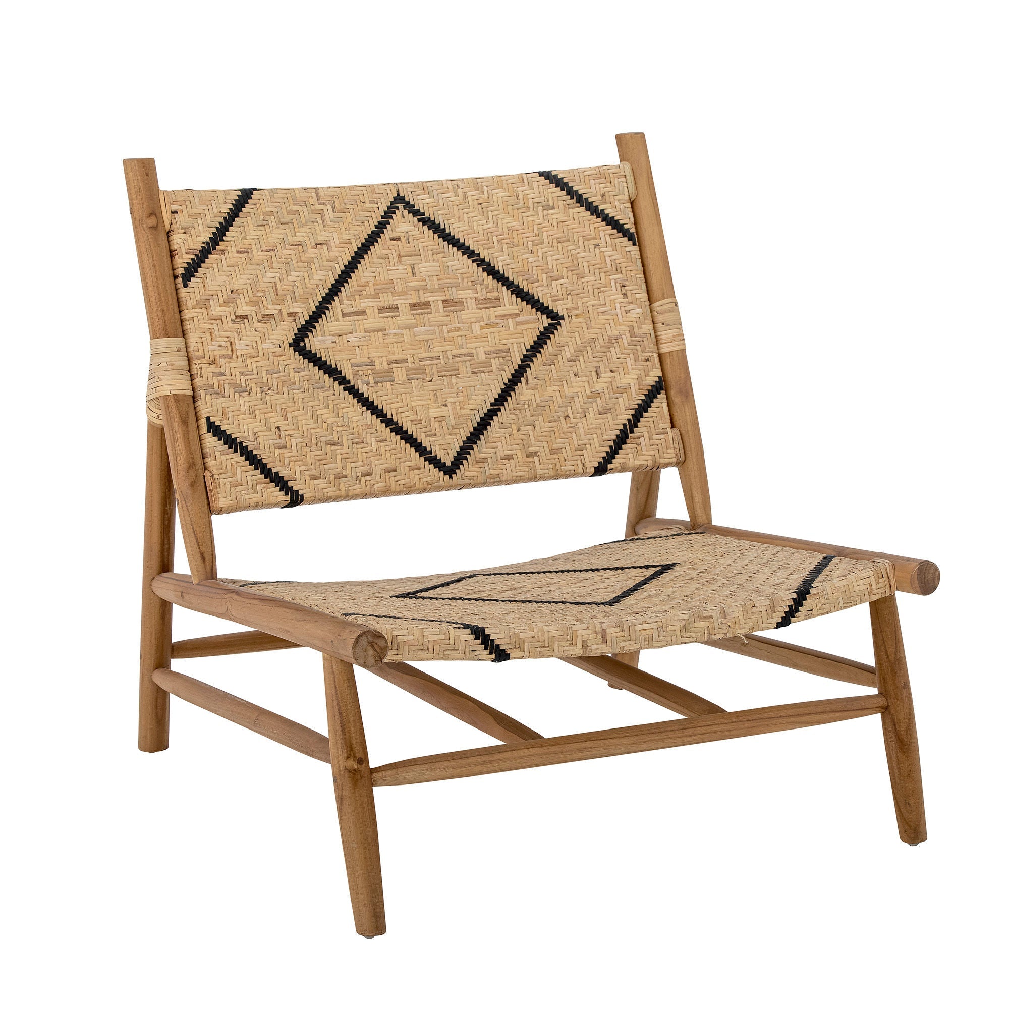 Creative Collection Lennox Lounge Chair, Nature, Teak