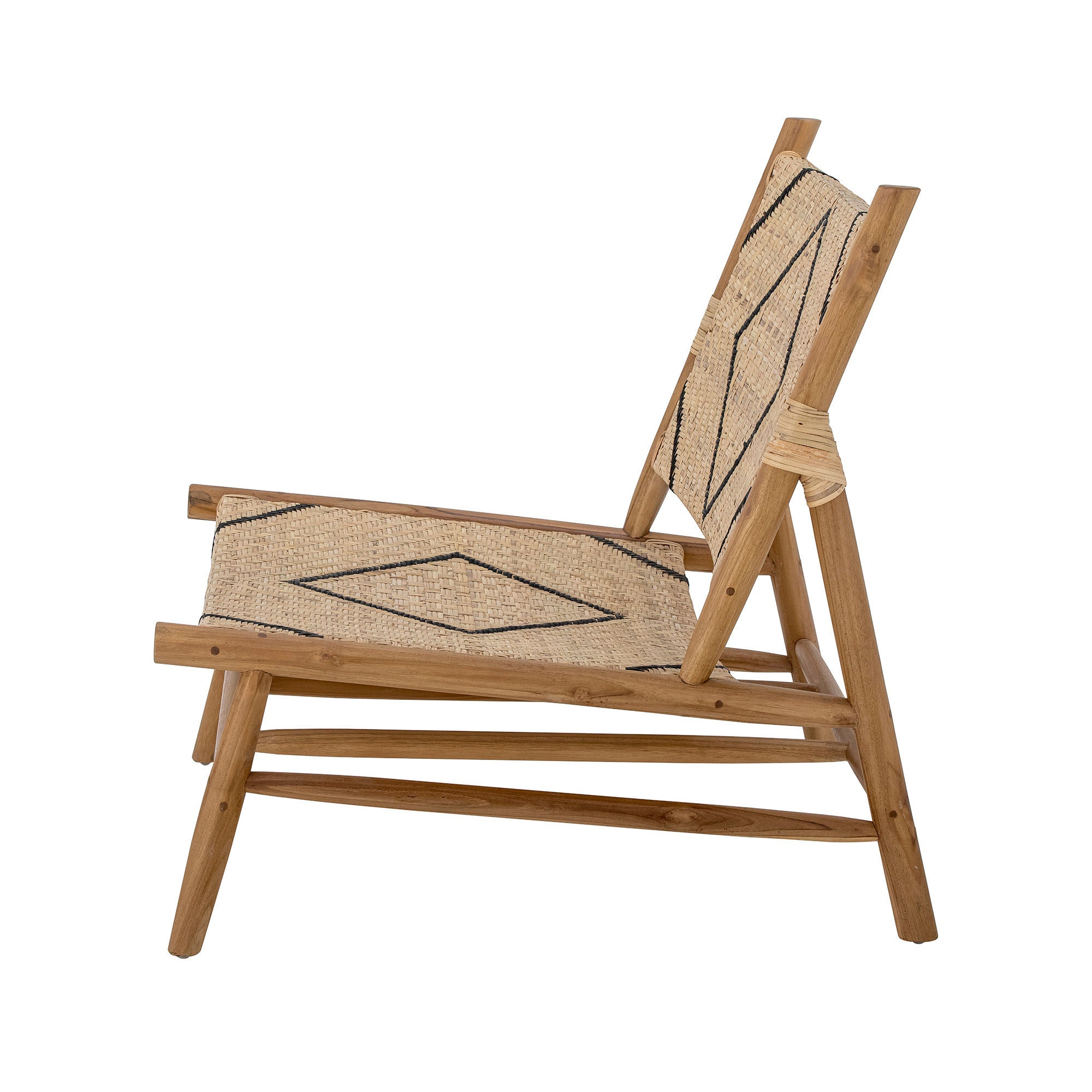 Kreativní sbírka Lennox Lounge Chair, Nature, Teak