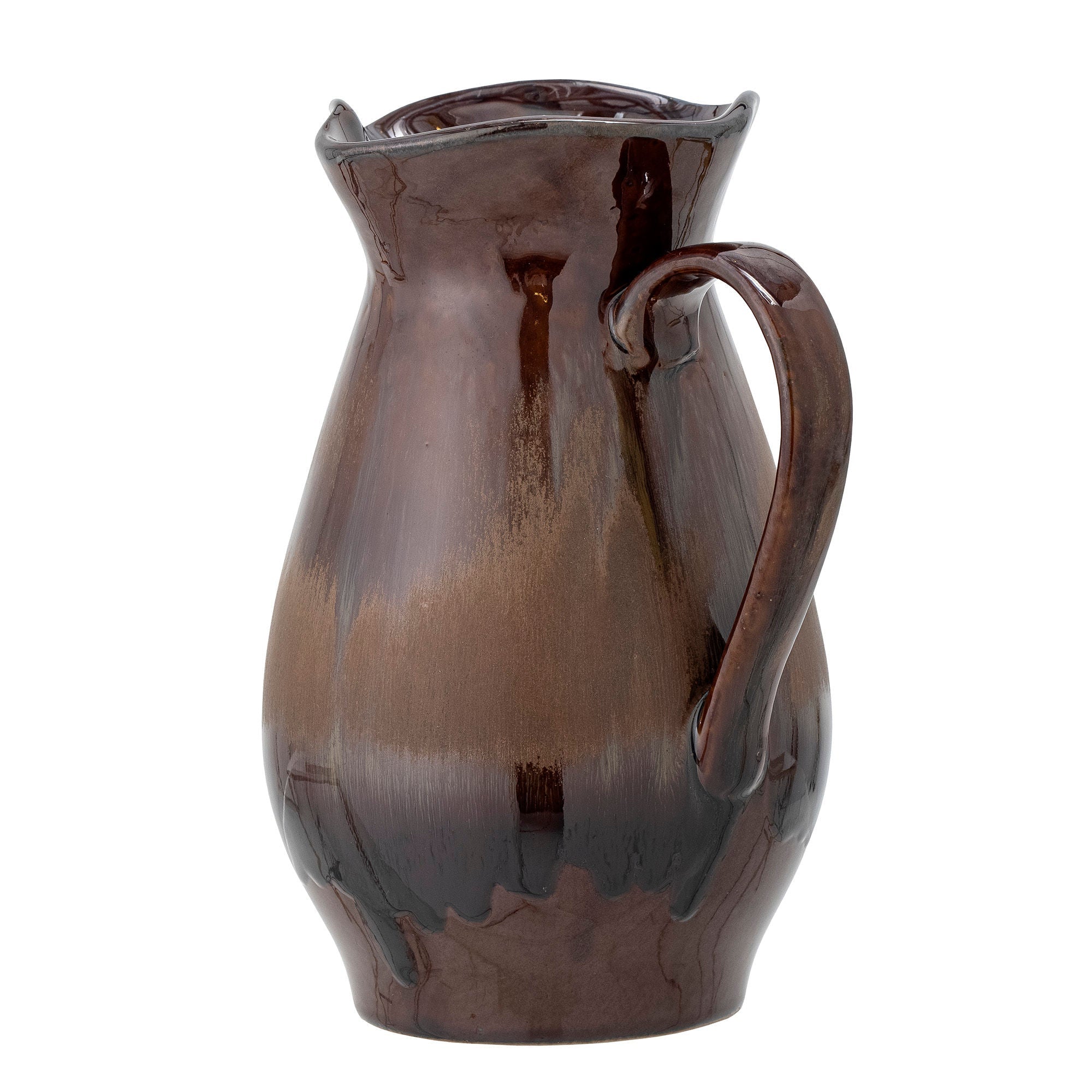 Kreativní sbírka Dahlia Jug, Brown, Stoneware