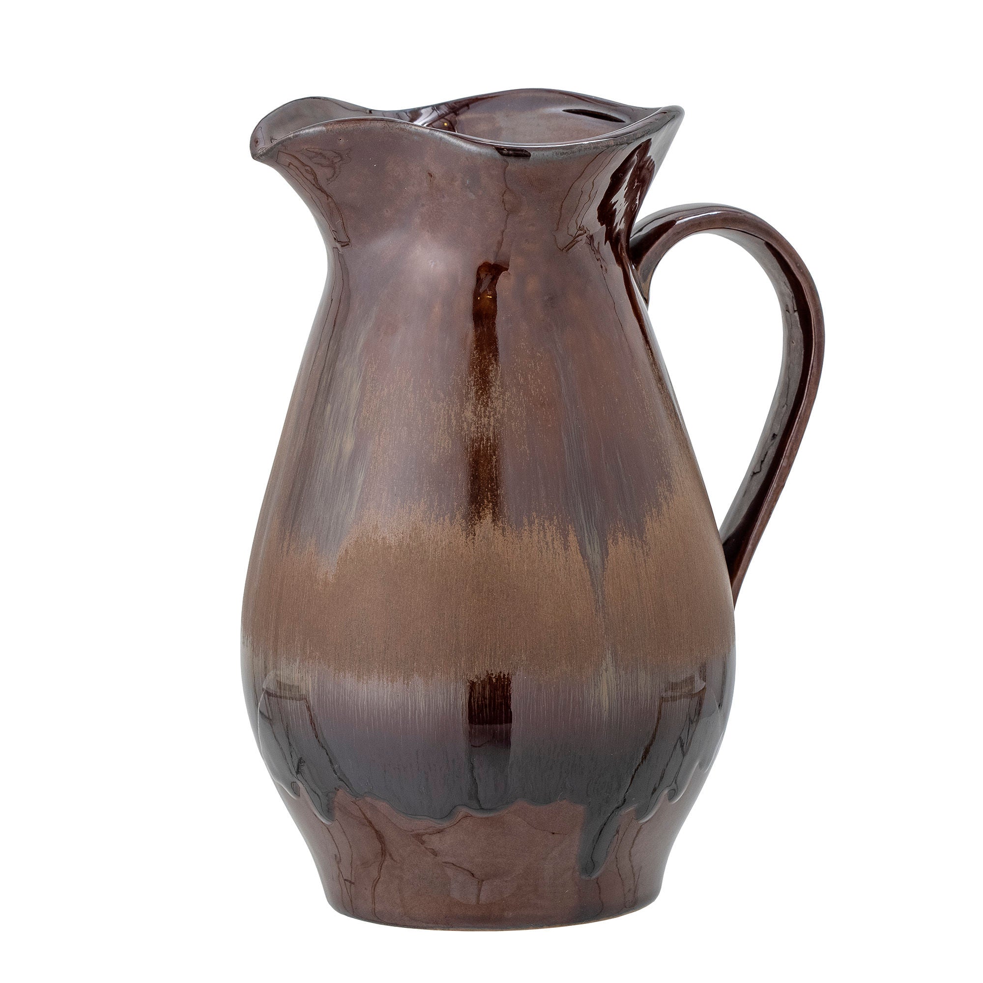 Kreativní sbírka Dahlia Jug, Brown, Stoneware