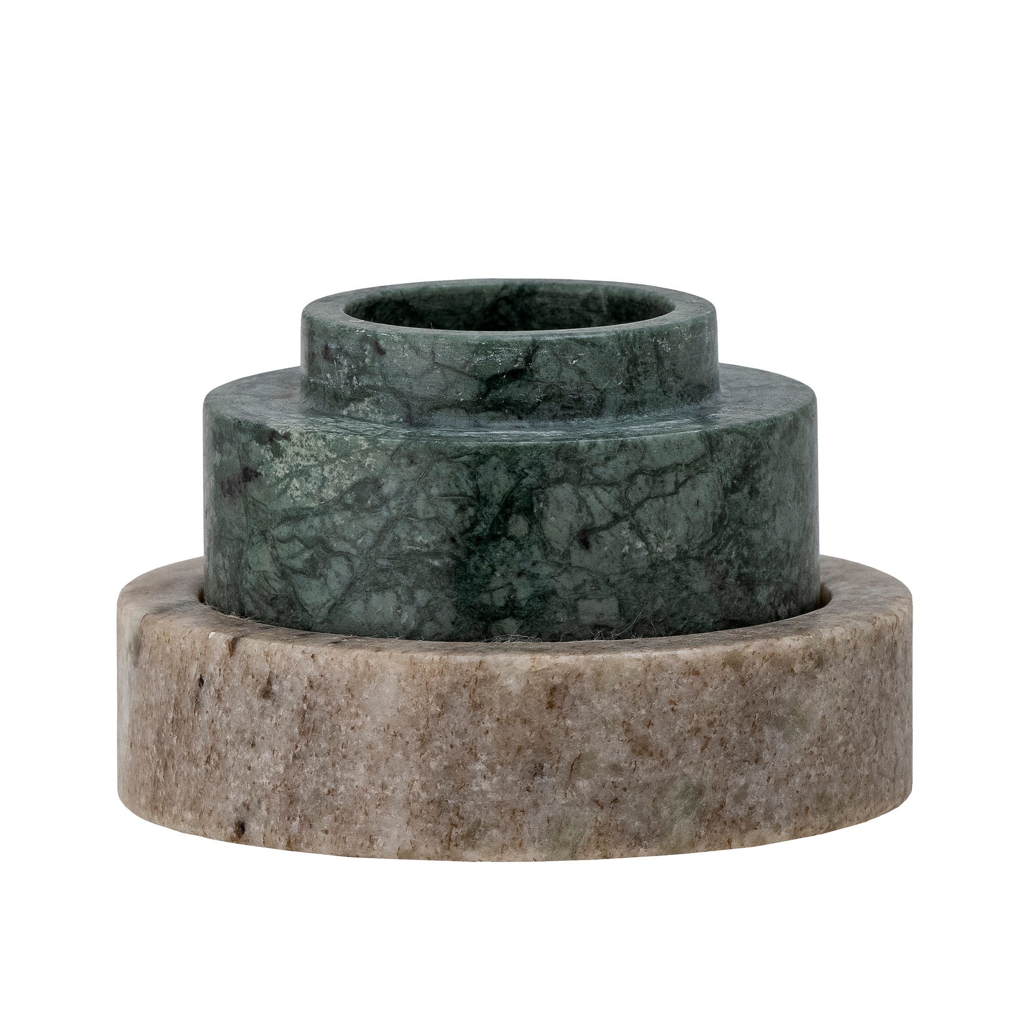 Bloomingville Dalin Votive & Candle Holder, Green, Marble