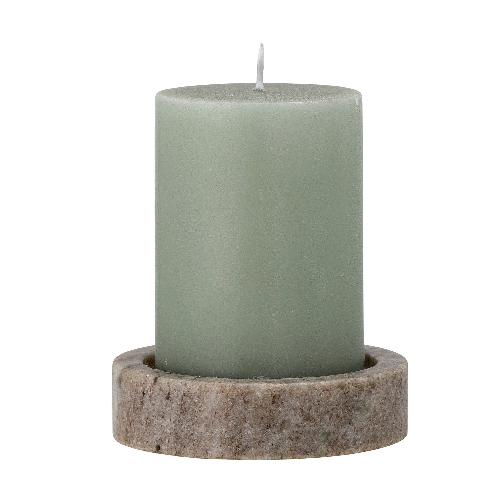 Bloomingville Dalin Volive & Candle Holder, Green, Marble