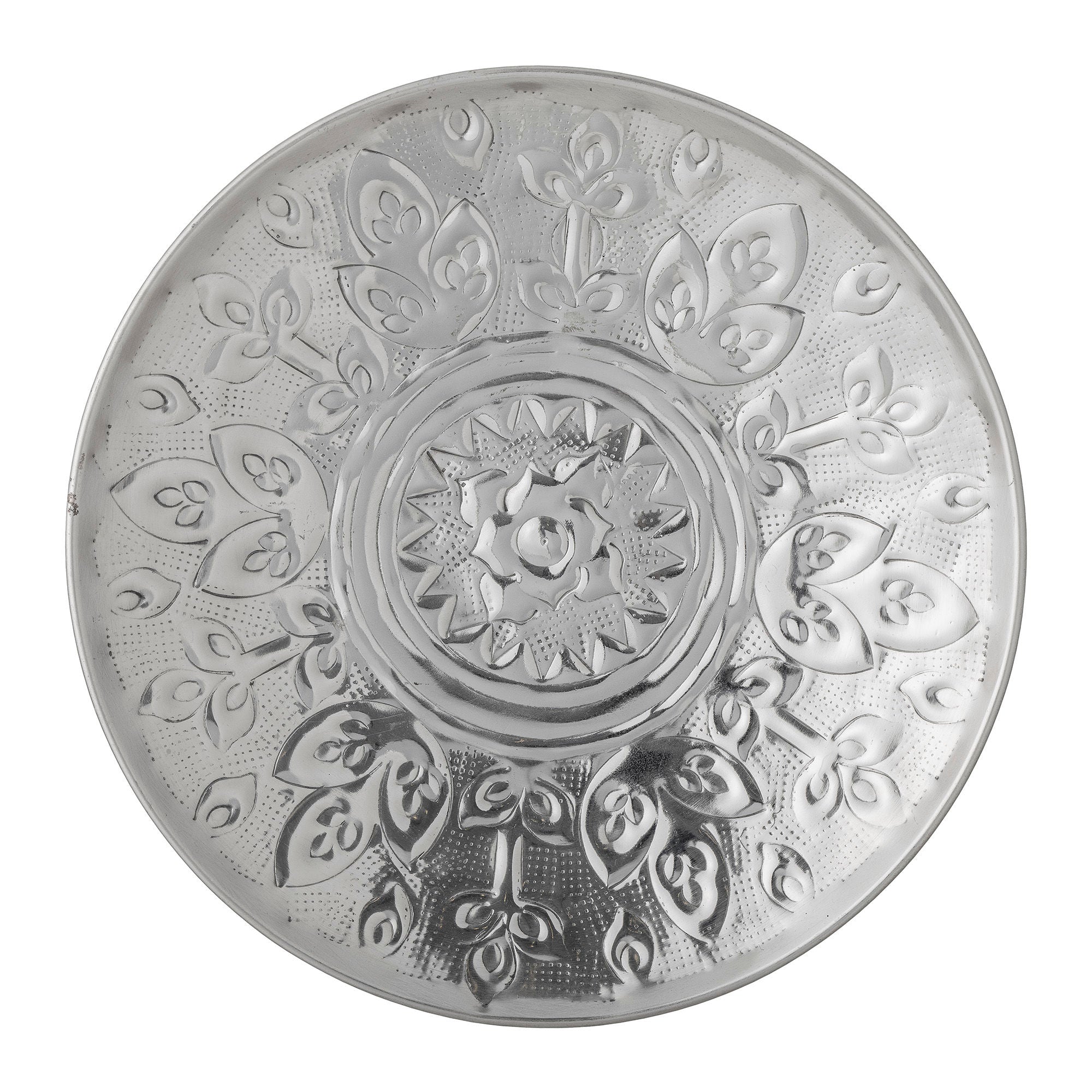 Bloomingville Litha Cake Tray, Silver, Metal