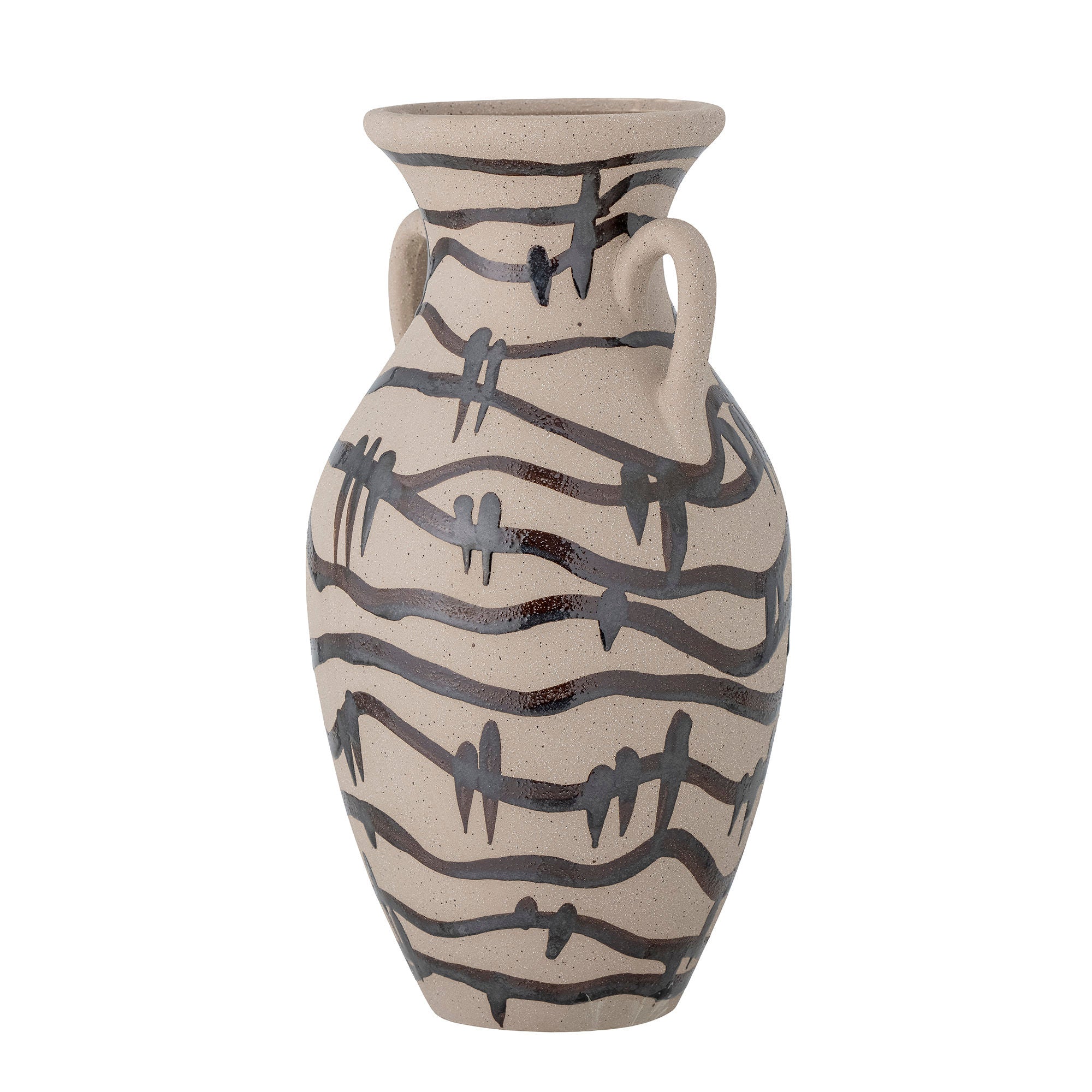 Bloomingville Ohana Vase, černá, kameninové sdělení