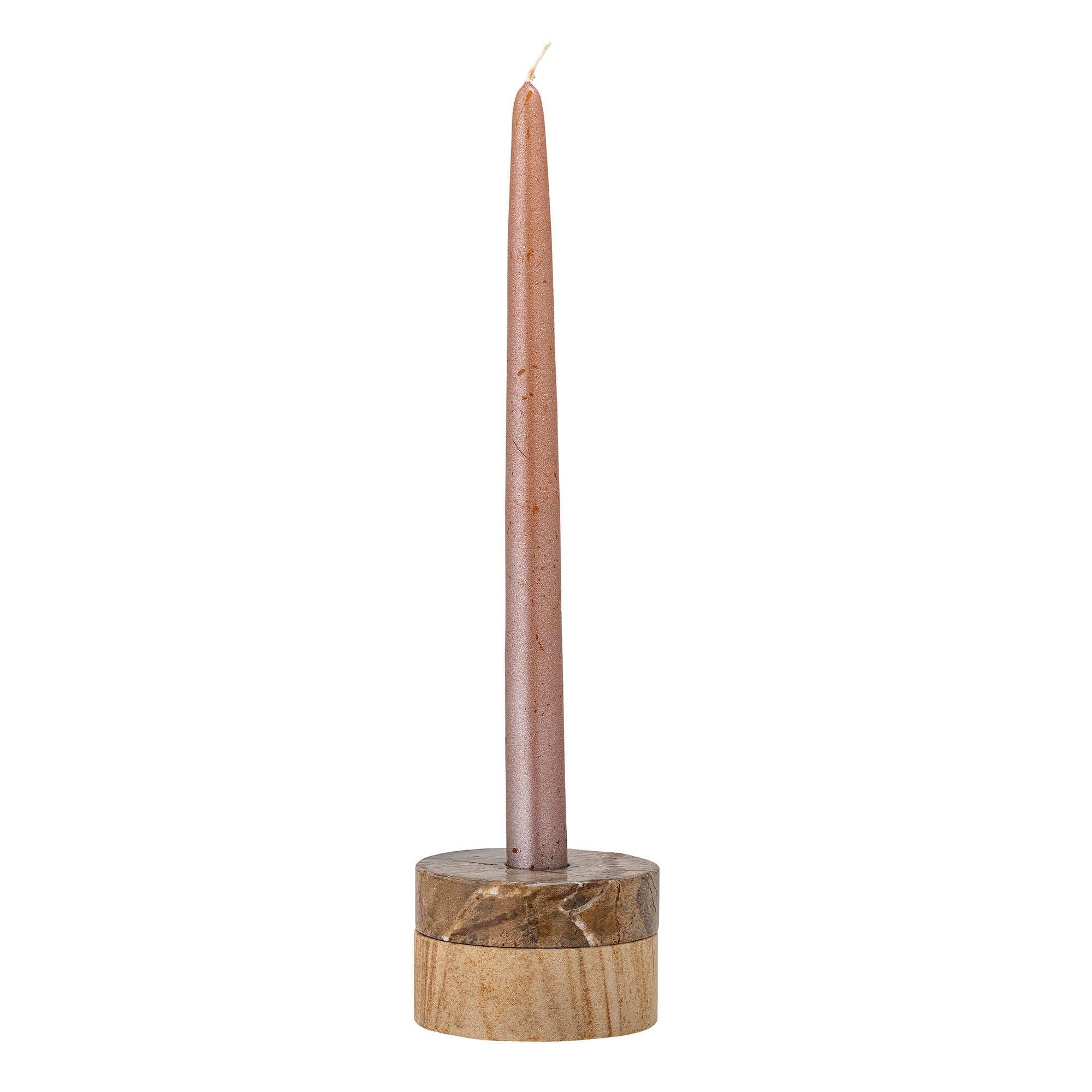 Bloomingville Dalin Volive & Candle Holder, Brown, pískovec