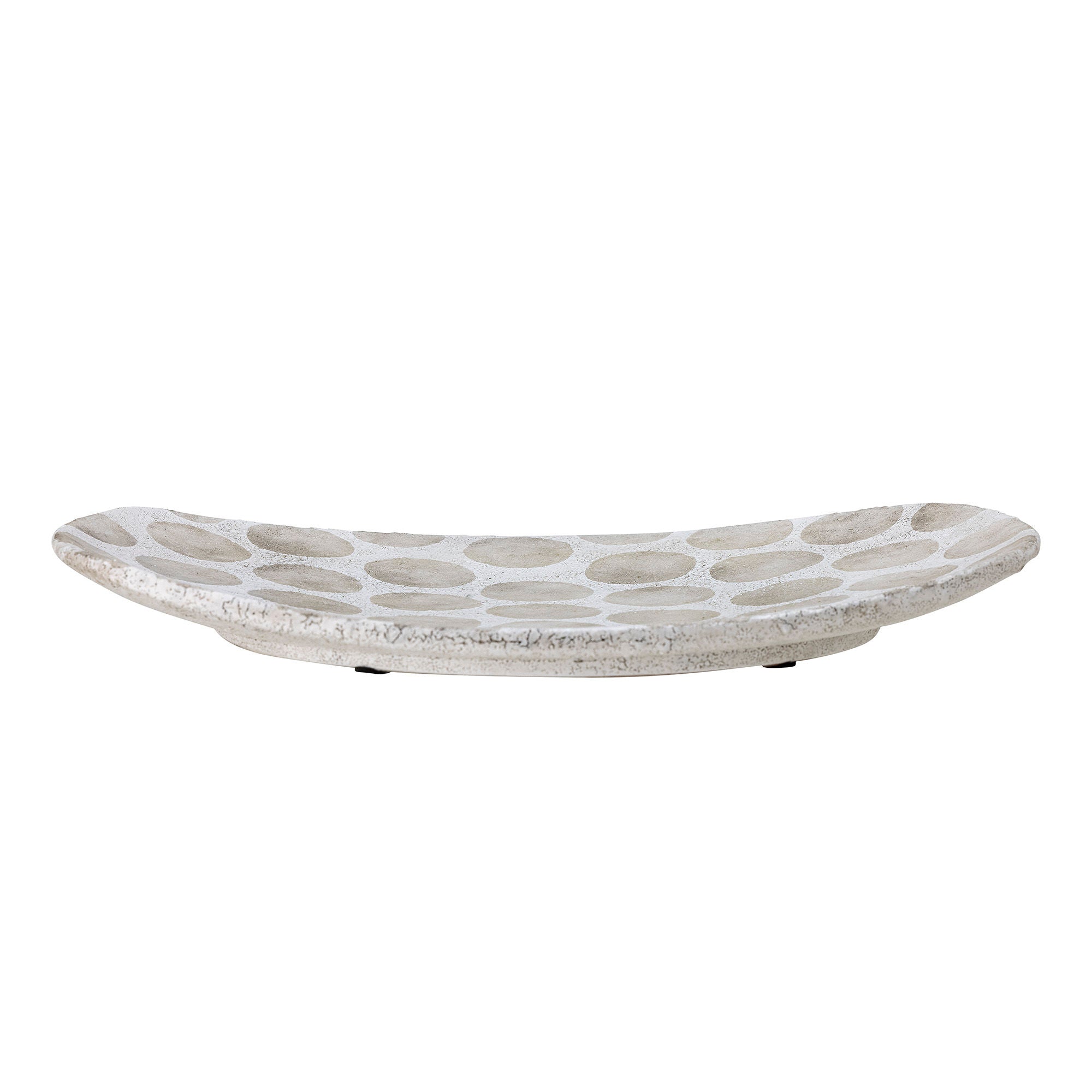 Bloomingville Felan Tray, White, Terracotta