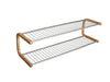 Essem Design Anna Shoe Rack Beech 100 cm, šedá