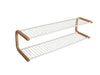 Essem Design Anna Shoe Rack Oak 100 cm, bílá