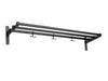 Essem Design Nostalgi Hat Shelf/Shoe Rack Oak, Black Stained/Black