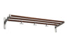 Essem Design Nostalgi Hat Shelf/Shoe Rack, Walnut/Aluminium