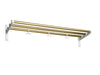 Essem Design nostalgi klobouk HAT SHELF/SHOES RACK, WHITE/BRASS