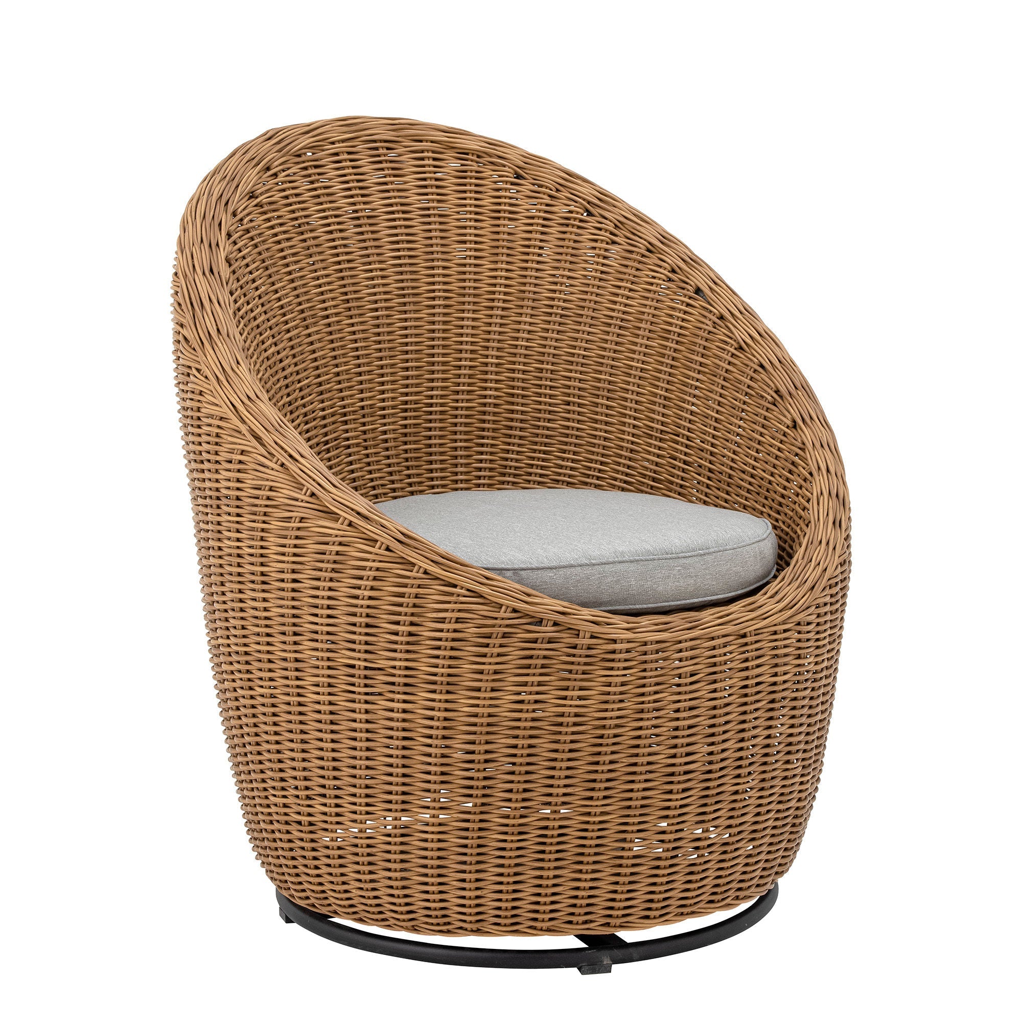 Lounge Chair Bloomingville Roccas, Brown, Polyrattan