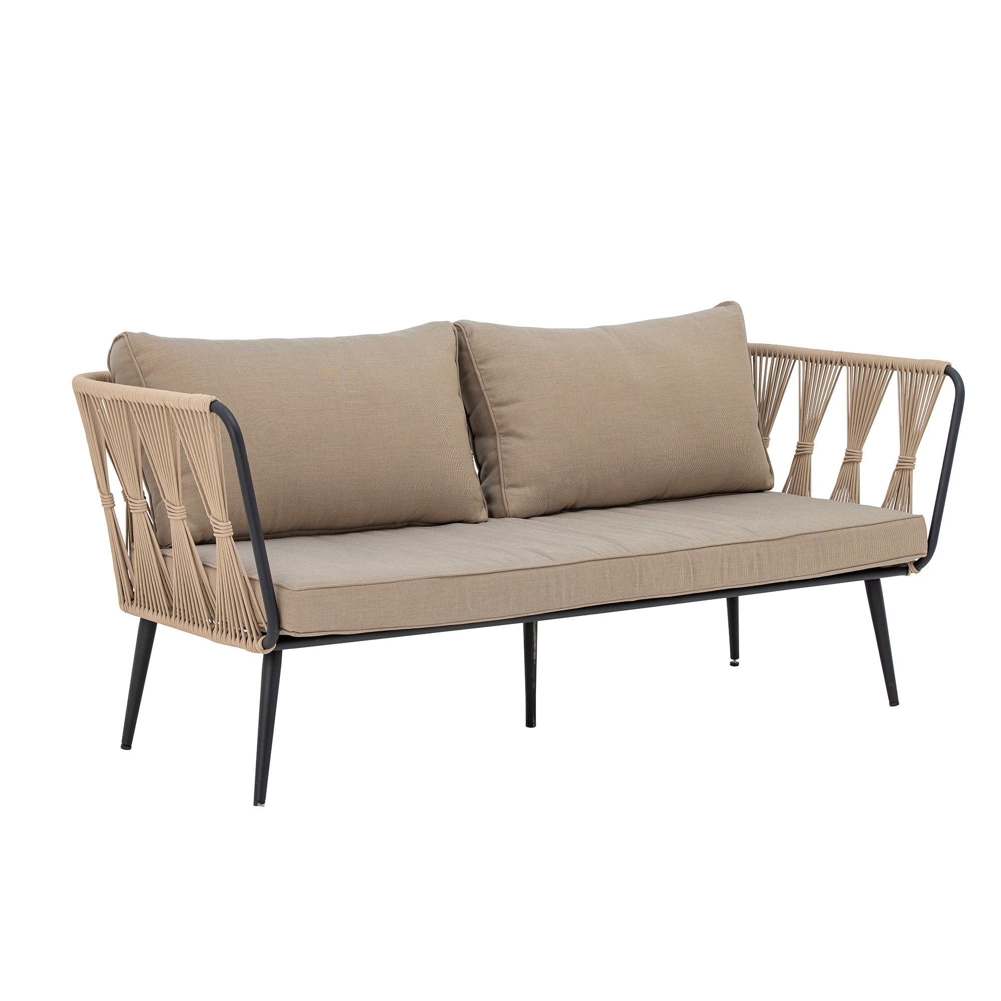 Bloomingville Pavone Sofa, Brown, Metal