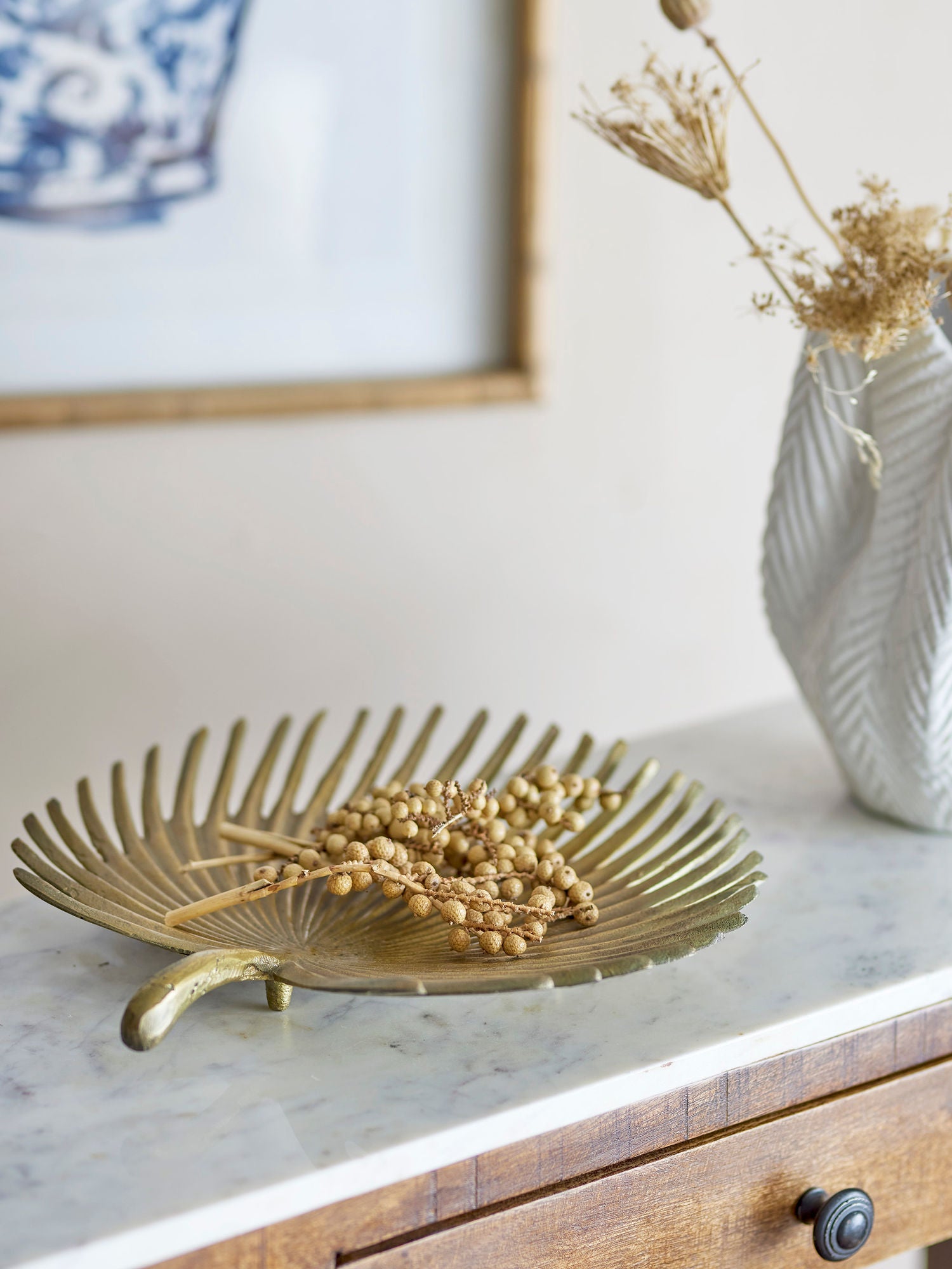 Creative Collection Lillie Tray, Brass, Aluminum