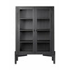 Fdb Møbler A90 Boderne Display Cabinet Beech Black Lacquered H: 127 Cm