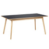 Fdb Møbler C35 B Dining Table Oak, Dark Grey Linoleum, 160cm