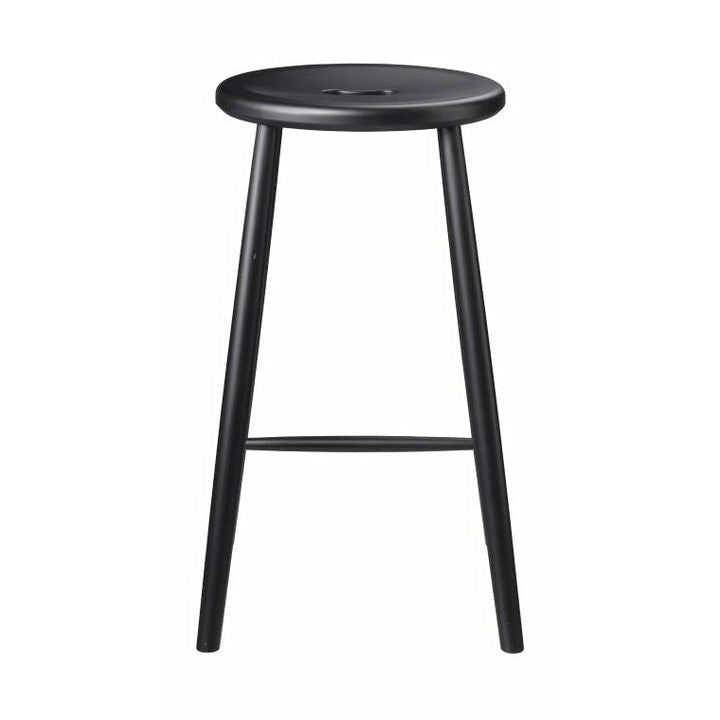 FDB Møbler J27 C Bar Stool Buk, černá