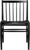 Fdb Møbler J80 Dining Chair, Black Beech, Black Mesh