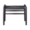 Fdb Møbler J83 Stool, Black Beech, Black Mesh