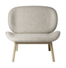 FDB Møbler L32 Suru Lounge Chair, Oak/Dark Beige