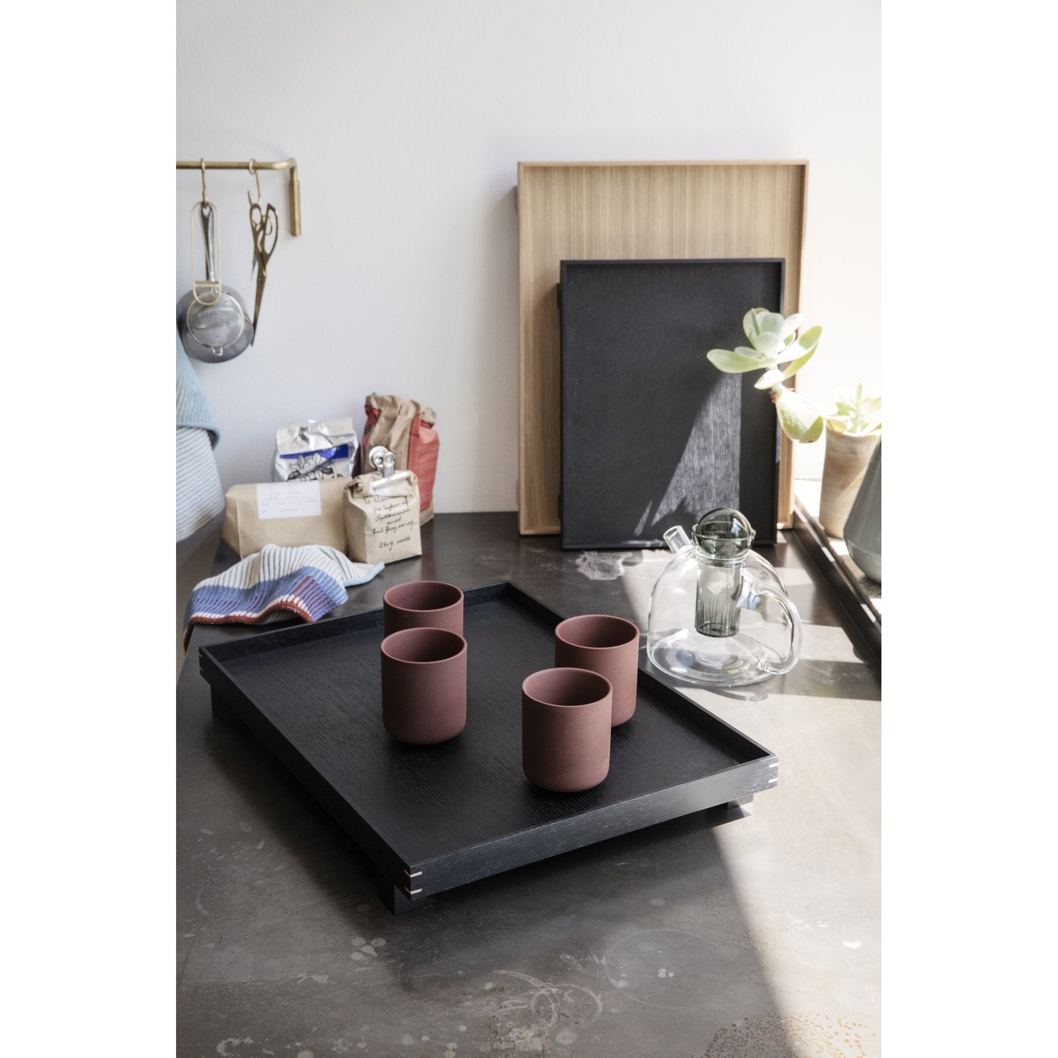 [product_category]-Ferm Living Bon Tray Small, Oak Black Stained-Ferm Living-5704723023258-3400-FER-2