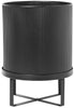 Ferm Living Building Plant Pot Black, velký