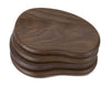 Ferm Living Cairn Butter Boards Set Of 4, Dark Brown