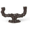 Ferm Living Ditto Candle Holder Double, Dark Brown