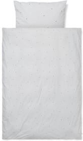 Ferm Living Dot Emboidery Bed Linen Light Grey, Baby