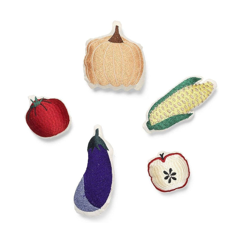 [product_category]-Ferm Living Embroidered Vegetable Playset-Ferm Living-5704723285694-1104265603-FER-3