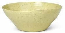 Ferm Living Flow Bowl Yellow Speckle, Ø14,5 cm